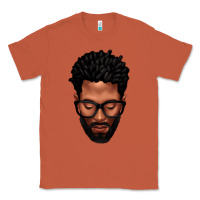 Copper bearded black man portrait Classic Tee - texasbilliewilder