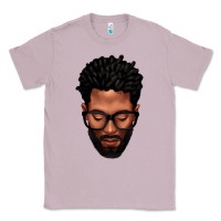 Lilac bearded black man portrait Classic Tee - texasbilliewilder
