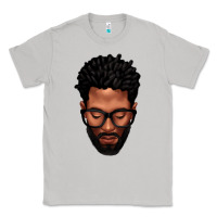 Moon Dust bearded black man portrait Classic Tee - texasbilliewilder