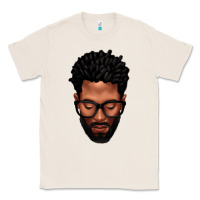 Natural bearded black man portrait Classic Tee - texasbilliewilder