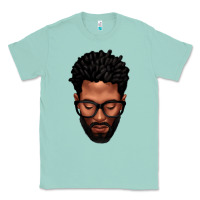 Seafoam bearded black man portrait Classic Tee - texasbilliewilder