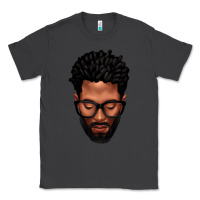 Smoke bearded black man portrait Classic Tee - texasbilliewilder