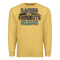Antique Gold racing is my favorite season Premium Sweatshirt - CowhideDigitalArt