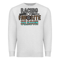 Oatmeal Heather racing is my favorite season Premium Sweatshirt - CowhideDigitalArt