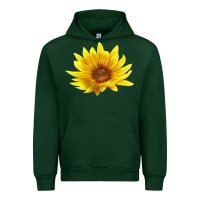 Forest Green Maximillian Perennial Sunflower Urban Hoodie - LillyAllenDesigns
