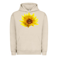 Pigment French Oak Maximillian Perennial Sunflower Urban Hoodie - LillyAllenDesigns