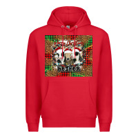 Red merry Christmas heifer Premium Hoodie - Jasminsmagicworld