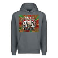 Rock merry Christmas heifer Premium Hoodie - Jasminsmagicworld