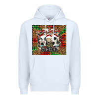 White merry Christmas heifer Premium Hoodie - Jasminsmagicworld