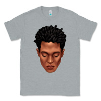 Heather Grey black man portrait Classic Tee - texasbilliewilder