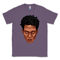 Lavender black man portrait Classic Tee - texasbilliewilder
