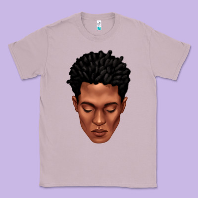 Black Man Portrait Classic Tee Designed By Texasbilliewilder