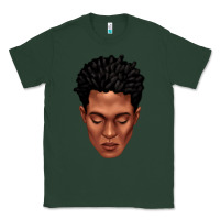 Sports Green black man portrait Classic Tee - texasbilliewilder