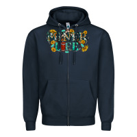 Navy miner life Zipper Hoodie - texasbilliewilder