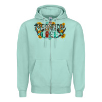 Seafoam miner life Zipper Hoodie - texasbilliewilder