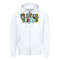 White miner life Zipper Hoodie - texasbilliewilder