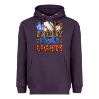 Plum friday night lights baseball Heavyweight Hoodie - Zillion Design Studio