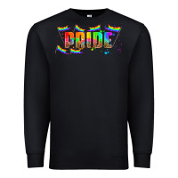 Black lgbtq pride  libbey glass Premium Sweatshirt - HRA Design Shop
