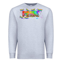 Heather Grey lgbtq pride  libbey glass Premium Sweatshirt - HRA Design Shop