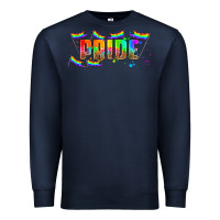 Navy lgbtq pride  libbey glass Premium Sweatshirt - HRA Design Shop