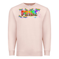 Pale Pink lgbtq pride  libbey glass Premium Sweatshirt - HRA Design Shop