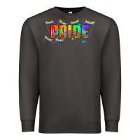 Smoke lgbtq pride  libbey glass Premium Sweatshirt - HRA Design Shop
