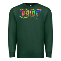 Sports Green lgbtq pride  libbey glass Premium Sweatshirt - HRA Design Shop