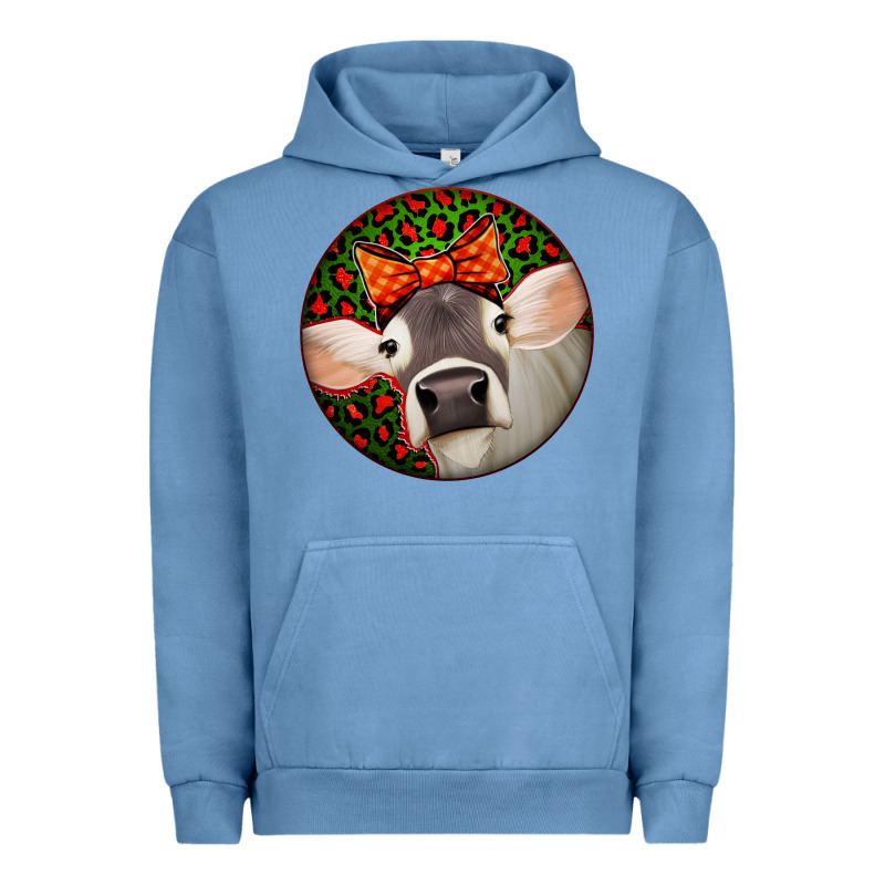 Christmas Cow, Urban Hoodie by Jasminsmagicworld | Teevron