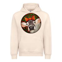 Sandshell Christmas Cow, Urban Hoodie - Jasminsmagicworld