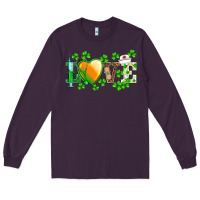 Plum st.patrick's nurse love heart stethoscope Long Sleeve Tee - BarkalooDesign