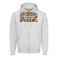 Dove Grey miner wife Zipper Hoodie - texasbilliewilder