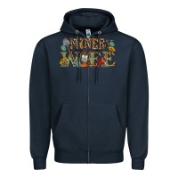 Navy miner wife Zipper Hoodie - texasbilliewilder