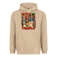 Mushroom merry cluckin' christmas Heavyweight Hoodie - RanaPortraitStore