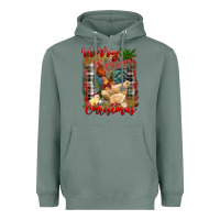 Sage merry cluckin' christmas Heavyweight Hoodie - RanaPortraitStore