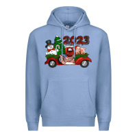 Colony Blue happy new year truck 2023 Premium Hoodie - Jasminsmagicworld
