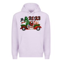 Lilac happy new year truck 2023 Premium Hoodie - Jasminsmagicworld