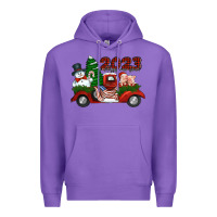 Purple happy new year truck 2023 Premium Hoodie - Jasminsmagicworld