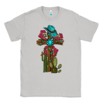 Moon Dust Gemstone Cross With Cactus Classic Tee - RanaPortraitStore