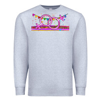 Heather Grey lgbtq lesbian  libbey glass Premium Sweatshirt - HRA Design Shop