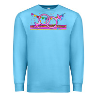 Ocean Blue lgbtq lesbian  libbey glass Premium Sweatshirt - HRA Design Shop