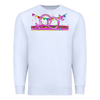 White lgbtq lesbian  libbey glass Premium Sweatshirt - HRA Design Shop