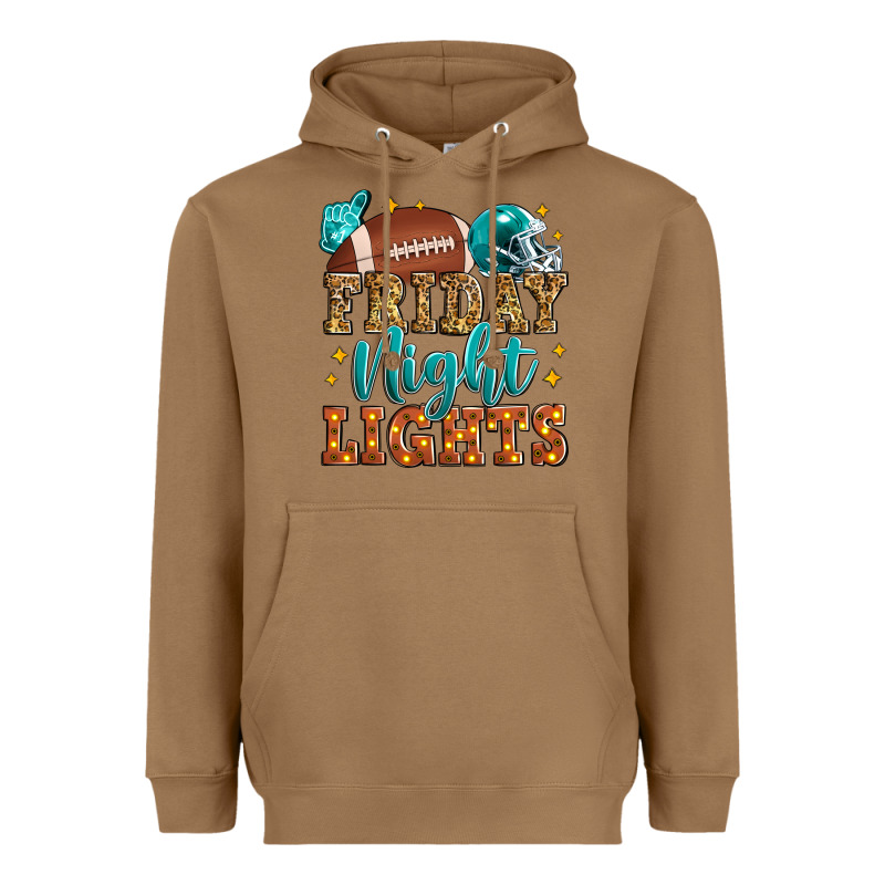 Friday Night Lights American Football Heavyweight Hoodie by Zillion Design Studio | Teevron