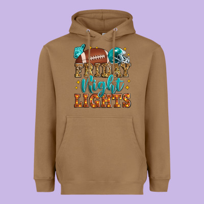 Friday Night Lights American Football Heavyweight Hoodie Designed By Zillion Design Studio