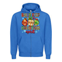 True Royal balls deep in christmas spirit Zipper Hoodie - Zillion Design Studio