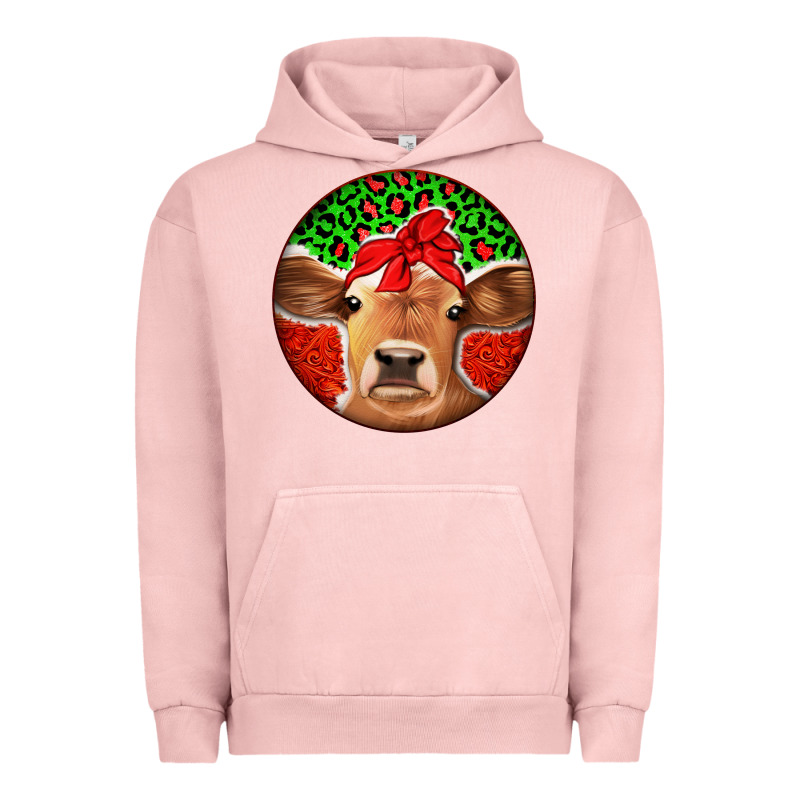 Christmas Cow Urban Hoodie by Jasminsmagicworld | Teevron