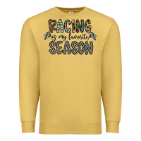 Antique Gold Racing Is My Favorite Season Premium Sweatshirt - CowhideDigitalArt