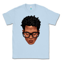 Dusty Blue black man portrait Classic Tee - texasbilliewilder