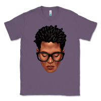 Lavender black man portrait Classic Tee - texasbilliewilder