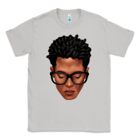 Moon Dust black man portrait Classic Tee - texasbilliewilder