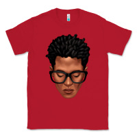 Red black man portrait Classic Tee - texasbilliewilder